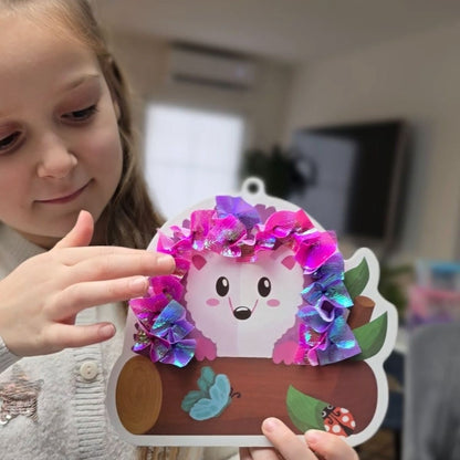 Tufting Kit | Сензорна творческа игра с цветни листчета | за деца 4+